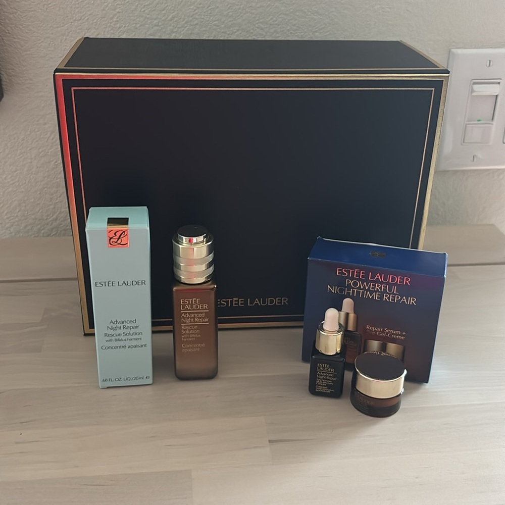 NIB Estée Lauder Advanced Night Repair Rescue Solution w/Bifidus Ferment + minis